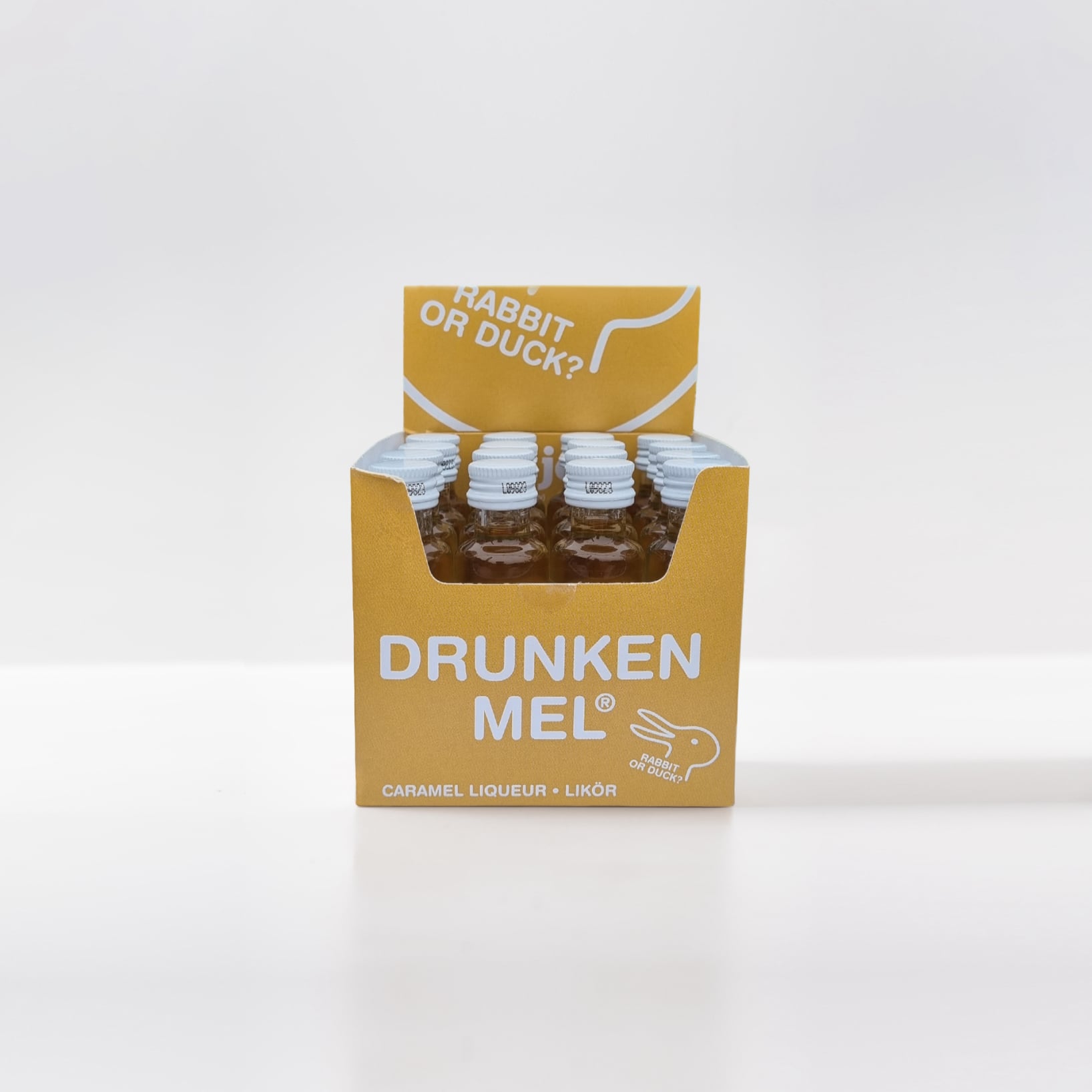 Melletje shotje van Drunken Mel met caramel